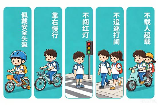 致家长的一封信：守护成长路，安全“骑”心间 (1)