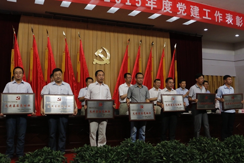 学校召开2014-2015年度党建工作表彰大会