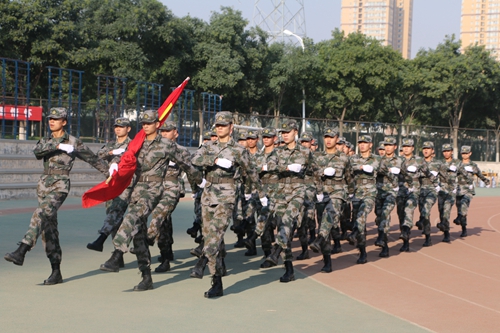 2015级新生军训汇报表演暨开学典礼